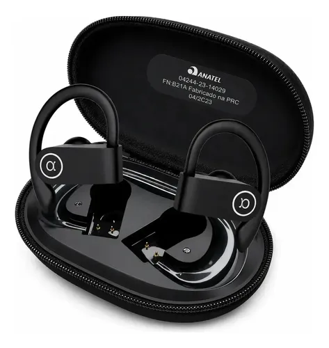 Fone De Ouvido Bluetooth Esportivo Gamer Sem Fio Bluetooth 5.4 Ipx5 Com Microfone 45h De Bateria Gancho Ergonômico Para Corrida Academia Caminhada