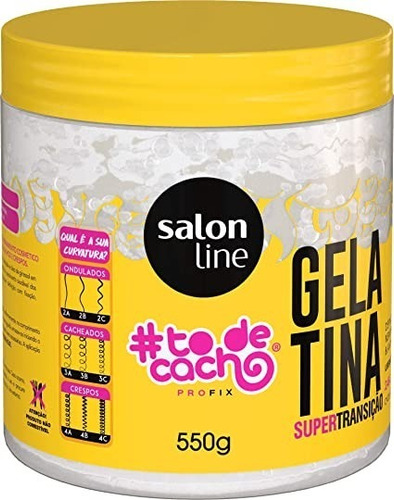 Gelatina Para Rizos Salon Line #to Decacho  Trancisión 550gr