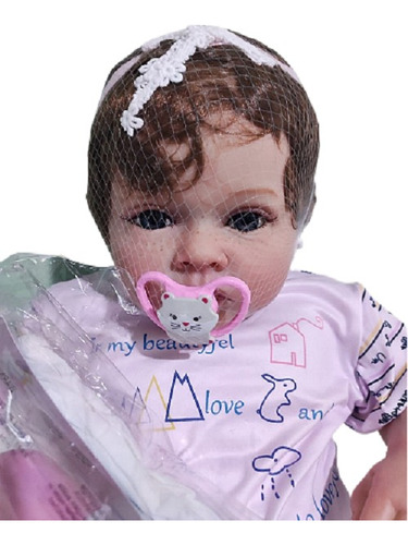 Hermosa Muñeca Reborn De Vinilo 55cm