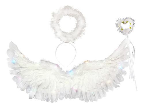 Ángel Para Niños Con Diadema De Varita Para Cosplay,