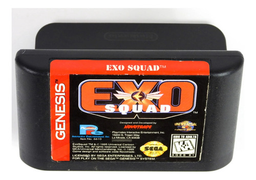 Jogo Exo Squad - Mega Drive (usado) (Usado)
