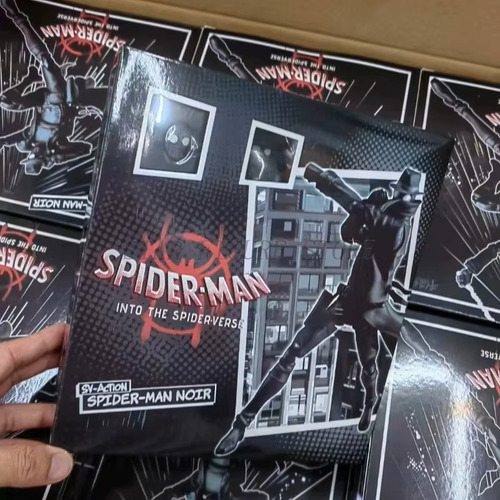 Spider-man Noir Figura De Acción Spiderverse Peter Parker