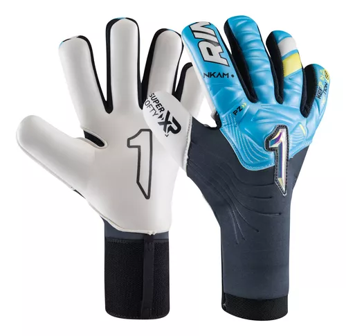 Guantes De Portero Rinat Nkam Semi Azul Blanco Infantil