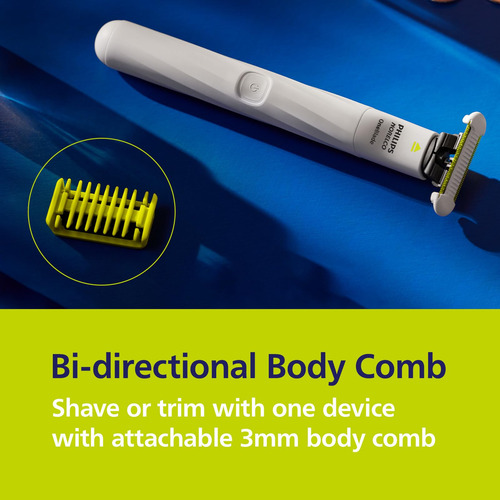 Philips Norelco Oneblade Íntimo, Recortar Y Afeitar Con