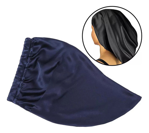 Gorro De Noche H 100% Seda Morera Para Cabello Largo