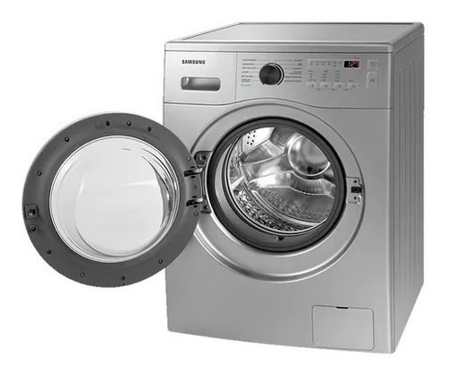Imagen 3 de 6 de Lavarropas Samsung Automático Ww70a4000 Inverter Silver 7kg
