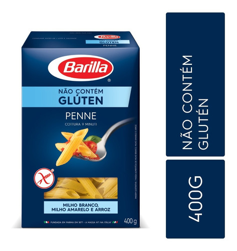 Macarrão Sem Glúten Penne Barilla 500g