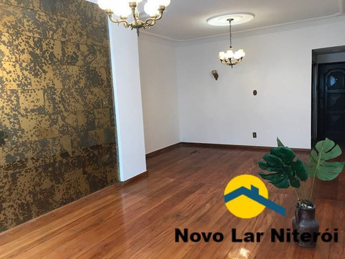 Imagem 8 de 15 de Apartamento De 3 Quartos E 2 Vagas Na Segunda Quadra Da Praia De Icaraí. - 494