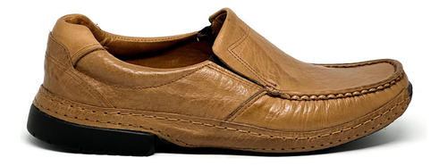 Mocasin Cuero Hombre Elastico Vestir