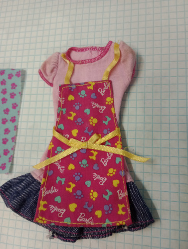 Muñeca Barbie Accesorios Ropa De Leopardo (Usado)