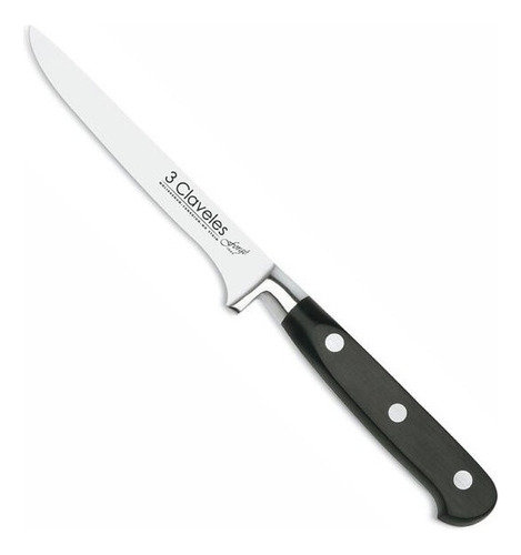 Cuchillo Deshuesar 13 Cm Forjado Forge 3 Claveles (1557) Color Negro