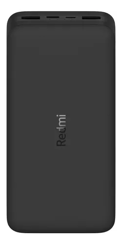 Batería externa Xiaomi 20000mAh 8W Fast Charge Power Bank Negro