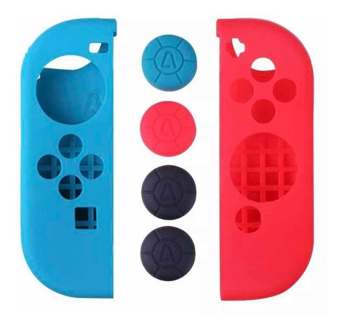 2 Freeks+ Protector Silicona Joycon + Vidrio Templado Switch