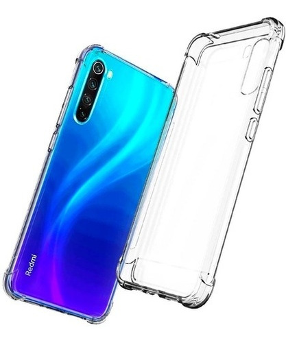 Carcasa Para Xiaomi Redmi Note 8 Transparente Antigolpe