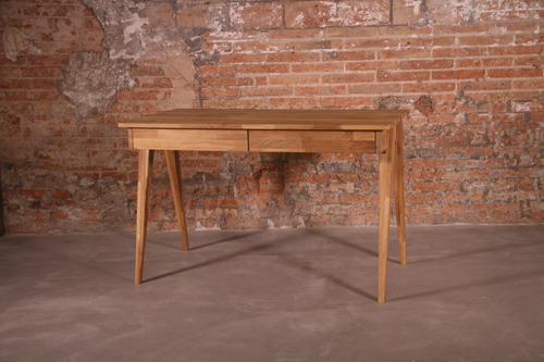 Imagen 2 de 3 de Escritorio De Madera 100% Maciza De Roble Ref: Maciza76