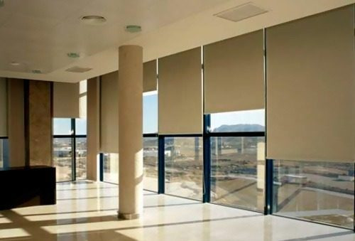 Cortinas Roller Blackout Telas Americanas A Medida.