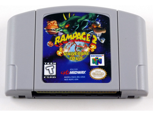 Rampage 2 Universal Tour Nintendo 64 N64