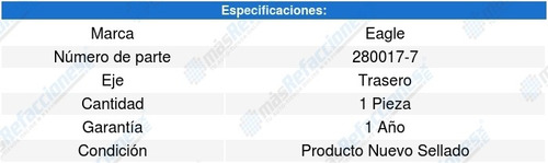 Base Amortiguador Trasera 740li V8 4l 94-02 Eagle 6528585