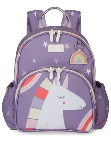 Mochila Kids Unicórnio Roxo - Masterbag