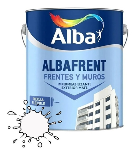 Pintura Latex Exterior Albafrent Alba X 10 Lt