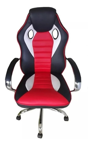 Silla Pc Gamer Basculante Oc065 Negro Rojo Tio Musa 