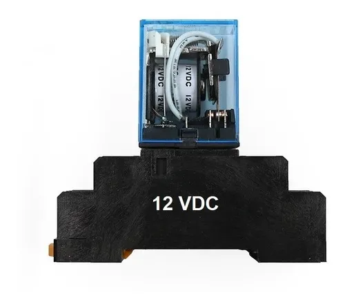 comprar Relevador Industrial Relay Control  110 Vca My4nj Con Base