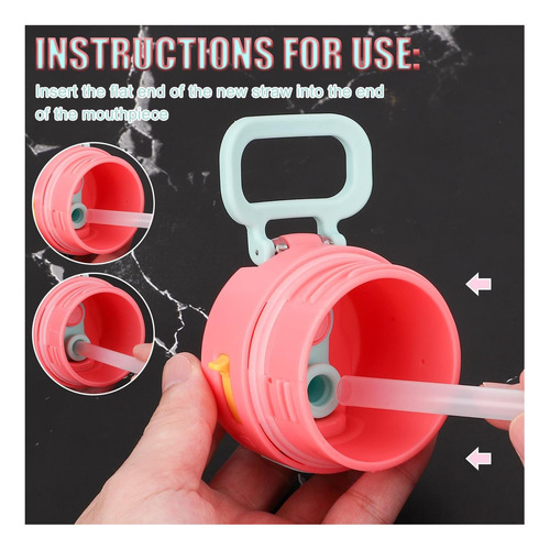 6 Pcs Reemplay Platas Para Tazas De Ello, Pajitas De Con De