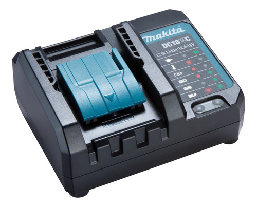 Aspirador Po 18v Dcl180 Makita Bateria 1.5ah + Filtro Extra Cor Azul 110v/220v