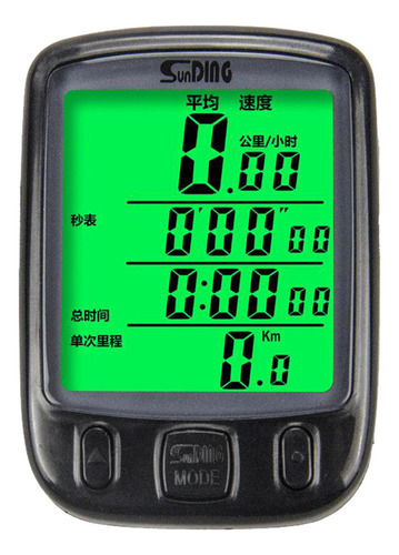 Digital Bicicleta Ordenador Bicicleta Luz De Fondo