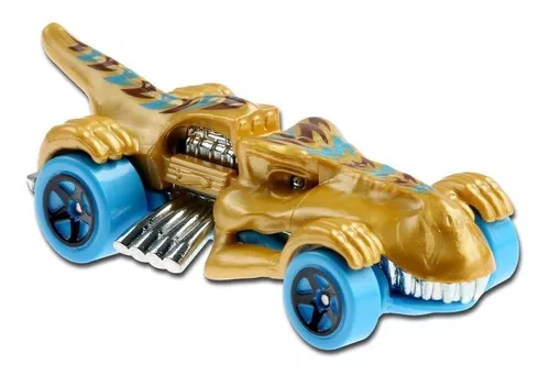 DieCast Hot Wheels T-Rextroyer, Dino Riders (Short Card) Gold