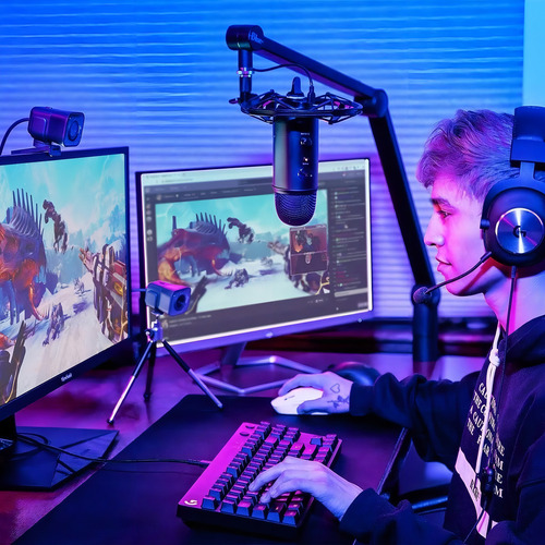 Cámara web Logitech StreamCam Full HD 60FPS color grafito