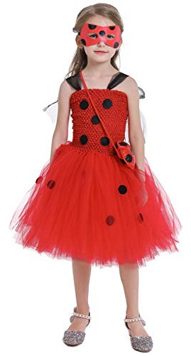 Ladybug Tutu Vestido Niñas Niños Disfraces De Hallowe...