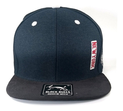 Boné Black Bulls Snapback New York