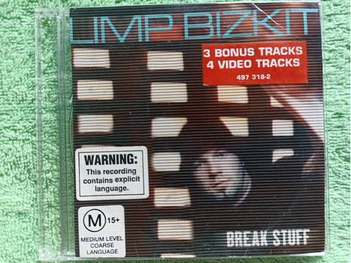 Eam Cd Single Limp Bizkit Break Stuff 2000 + 4 Videos Pc Rmx