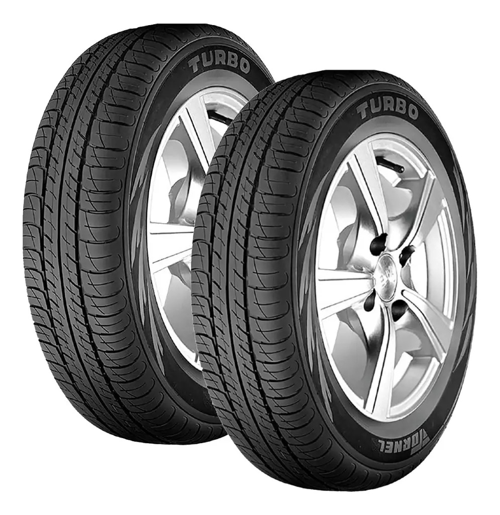 Kit 2 llantas Tornel Turbo 175/70R13 Radial para Ciudad y Carretera