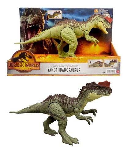 Dinossauro Jurassic World - Ação Massiva - Mattel