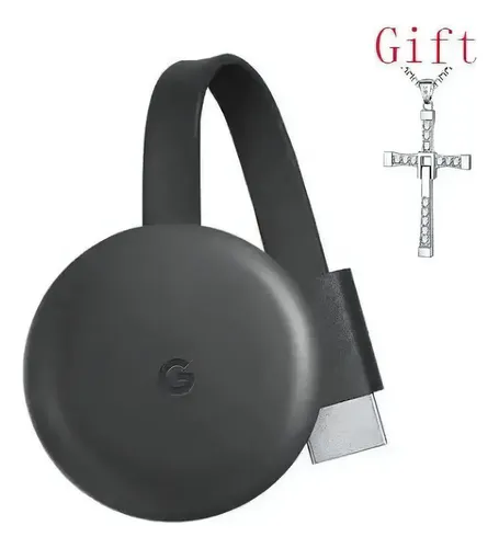 Chromecast 3 3ª geração 10GB preto com 32GB de memória RAM