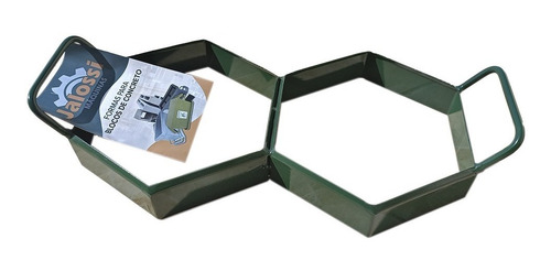 Imagem 2 de 7 de Forma 2 Bloquetes Paver Sextavados 25 X 6 Cms Jalossi