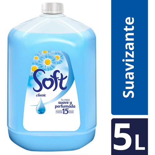 Imagen 1 de 2 de Soft Classic Suavizante Liquido Botella 5lt
