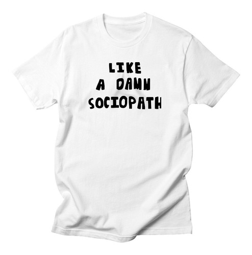 Remera Algodón Unisex Olivia Rodrigo Like A Damn Sociopath 2