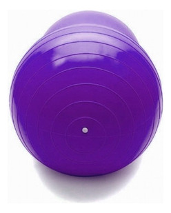 Bola de cacahuete, 90 x 45 cm, pilates, yoga, 150 kg, con bomba de color morado