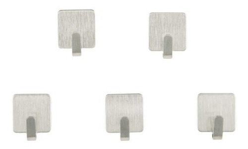 Imagen 3 de 8 de Perchas Autoadhesivas Suprabond Acero Inoxidable - 250g