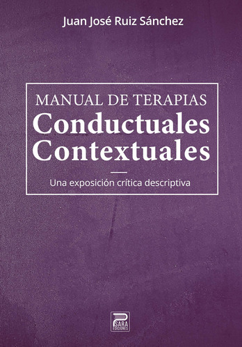 Manual De Terapias Conductual-contextuales