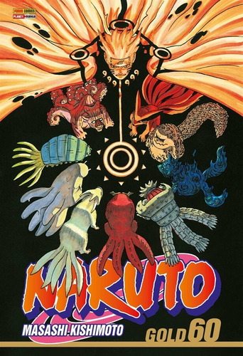 Naruto Gold Vol. 60, de Kishimoto, Masashi. Editora Panini Brasil LTDA, capa mole em português, 2022