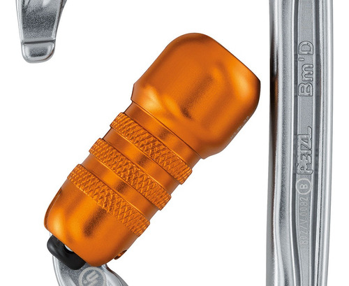 Mosquetón Petzl Bm'd Triact Ansi Rescate Trabajo Vertical Plateado