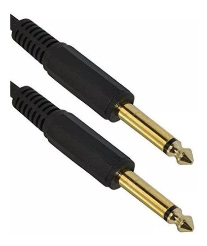 Cable Jack Plug 6.3 Mm Macho Guitarra Amplificador 1.5 Mts