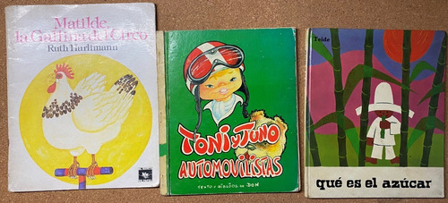 3 Libros Infantiles Antiguos, Toni Y Tuno, Lote, Ez3