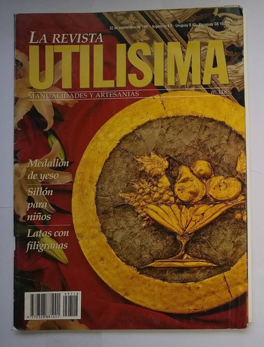 La Revista Utílisima Nº 118 - Medallón De Yeso 1997 