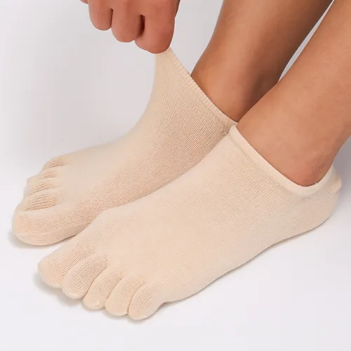 Calcetín Náutico De Cinco Dedos Para Mujer, Invisible, Fino