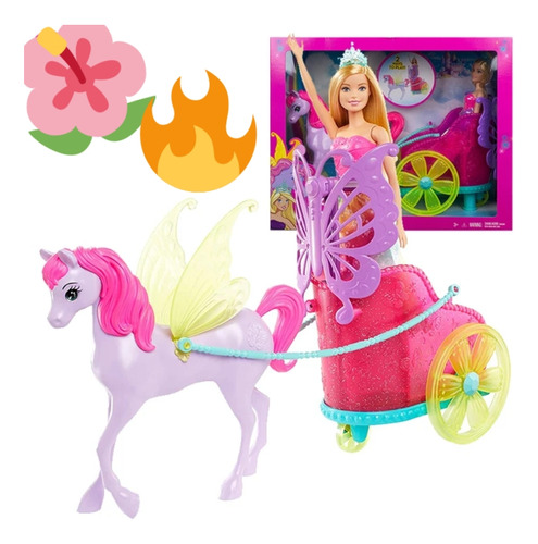 Muñeca Barbie Princesa Y Unicornio 